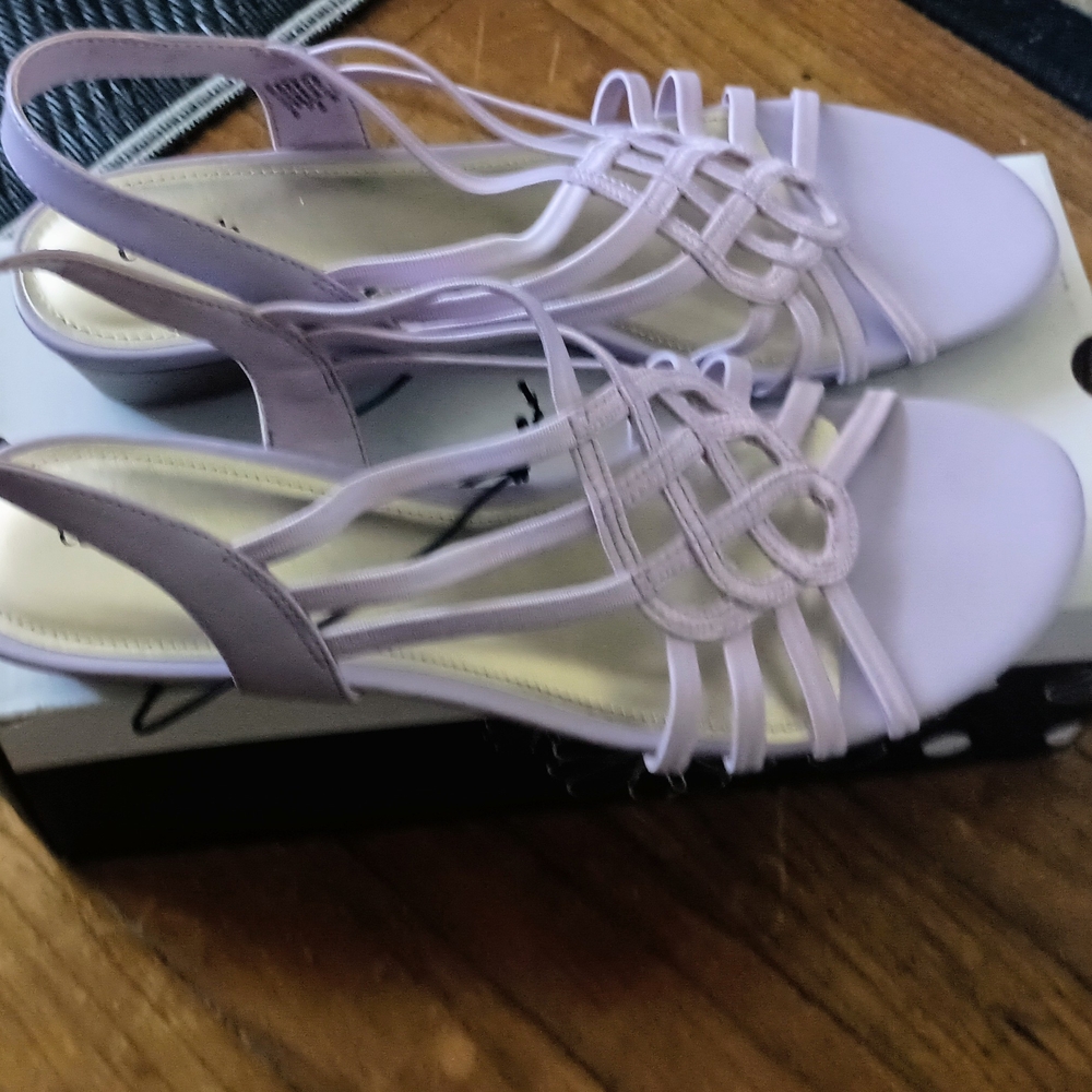 East 5th Light Purple Strappy Sandals